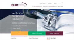 Desktop Screenshot of ibhre.org